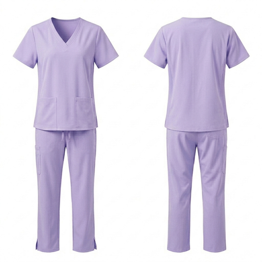 Women's V-Neck Scrub Set - MEi